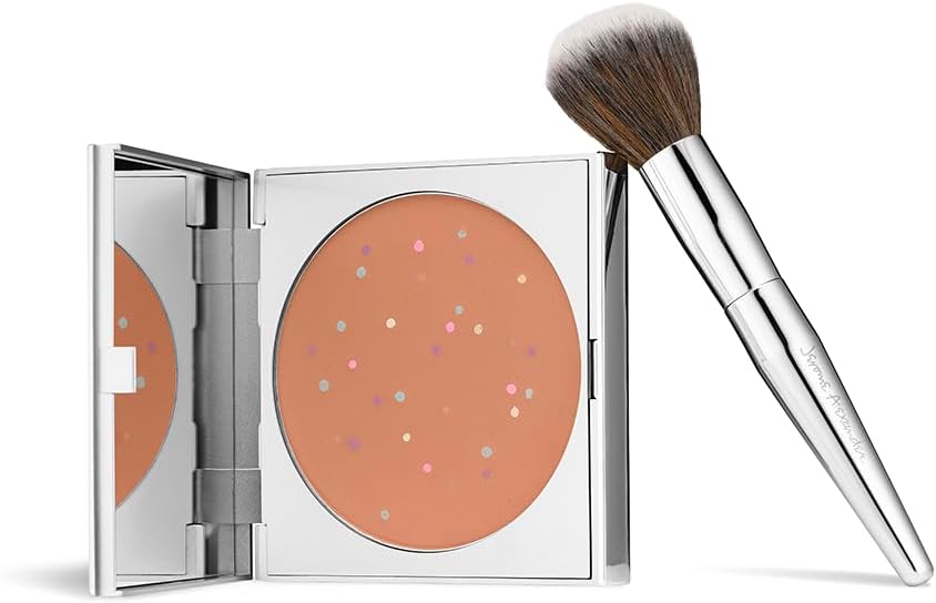 Magic Minerals Professional Mineral Powder Foundation by Jerome Alexander with Color Correctors and Antioxidant Skincare Formula (Medium Dark)