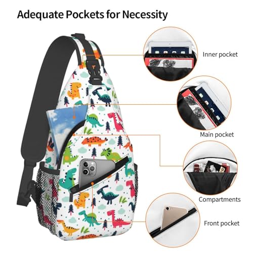 Mochila cruzada deportiva estilo sling para adultos miniatura 4