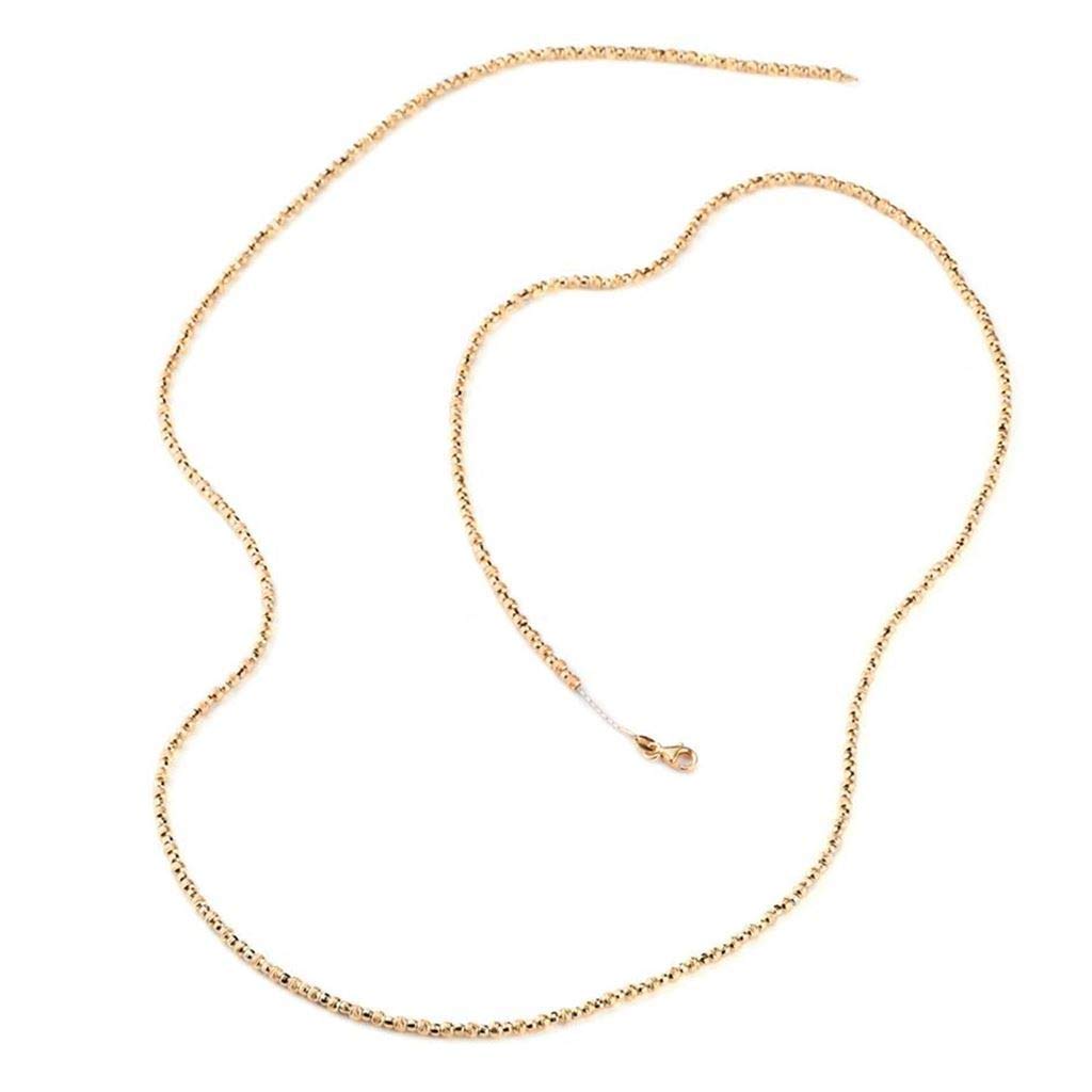 Sovranicollana Pure 90cm argento finitura oro J4785