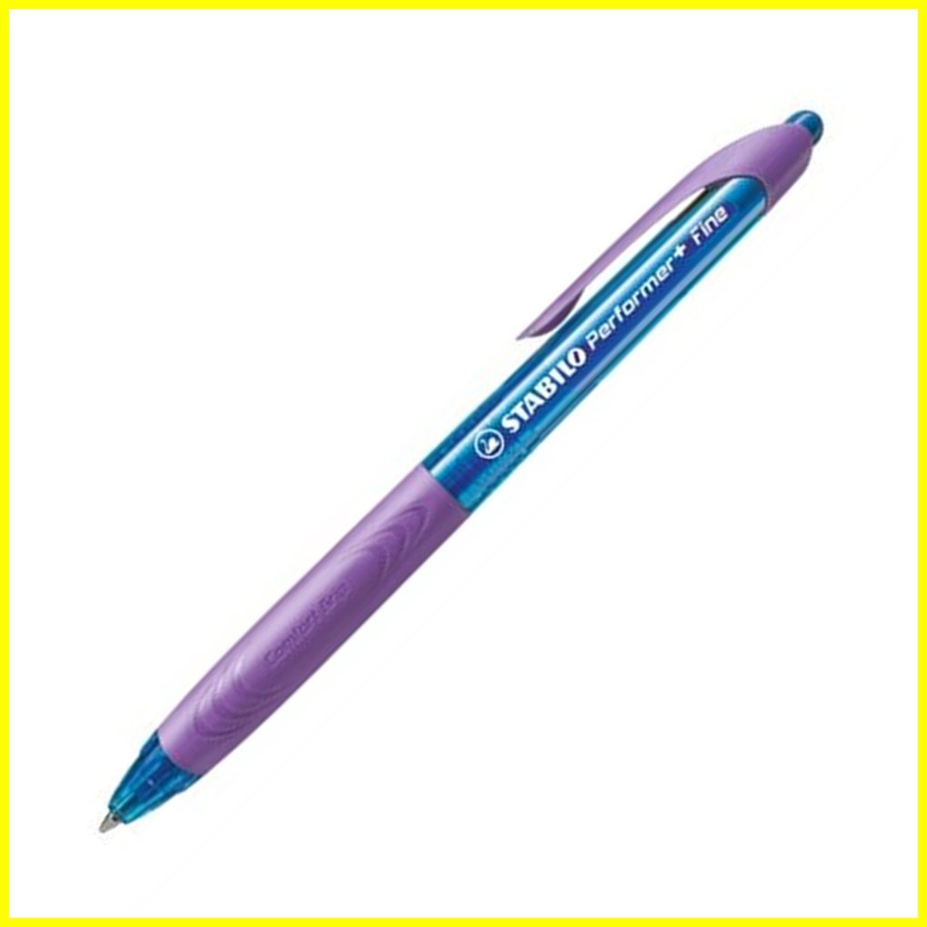 新作　ボールペン　（メープル　ブルー） Amazon.co.jp: STABILO 4 x Performer Plus ボールペン ブルー