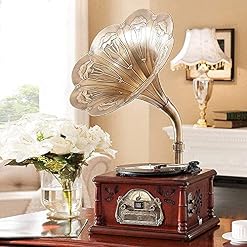 TAISK Disques Vinyle Portables Phonographe rétro Vintage avec Haut-parleurs stéréo intégrés, Tourne-Disque Bluetooth… - Les Beatles, Paul McCartney, John Lennon, RIngo Starr, George Harrison TAISK Disques Vinyle Portables Phonographe rétro Vintage avec Haut-parleurs stéréo intégrés, Tourne-Disque Bluetooth… – Image 3