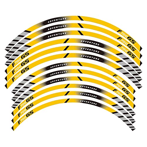 Autocollant pour jantes moto 19'' 17'' pour voyager avec style