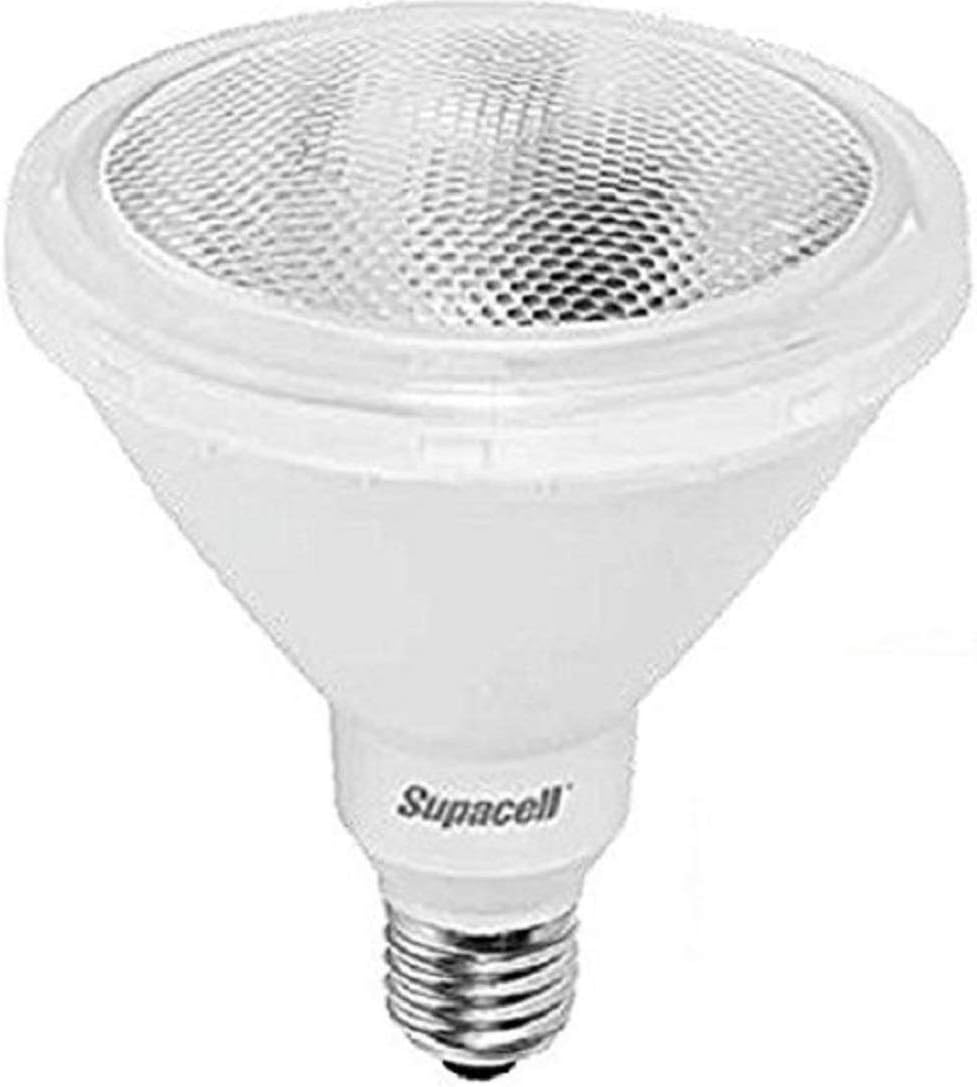 Supacell LED PAR38 IP65 External Bulb - 13w Power / E27 Standard Edison Screw Fitting / 1000 Lumen Output - Halogen Replacement Lamp/Pure White 4000K Colour / IP65 Rating Suitable for Outdoor use