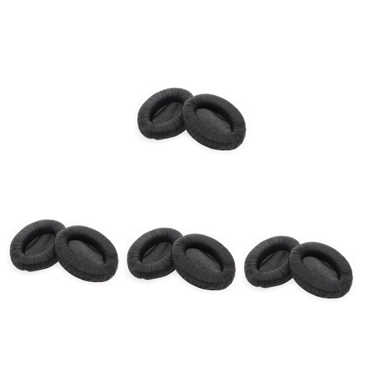 DOITOOL 4piezas Almohadillas De para Auriculares Pro Cómodas y Color Negro El Rendimiento De Graves para Reemplazo De Almohadillas Desgastadas