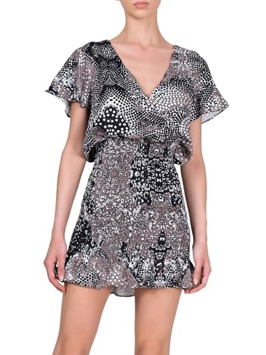 Fuori acqua Donna Nero F22-0076x1 | Combinaison de natation noire pour femme