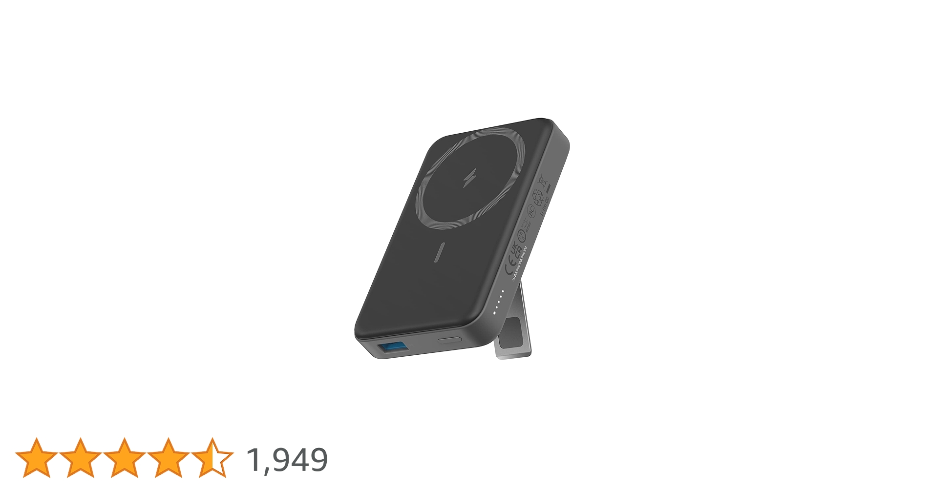 Anker633(新品未開封) ブラック Anker 633 Magnetic Battery（MagGo）（マグネット式ワイヤレス