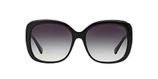Women&apos;s HC8158 Square Sunglasses&comma; Black&sol;Grey Gradient&comma; 58 mm