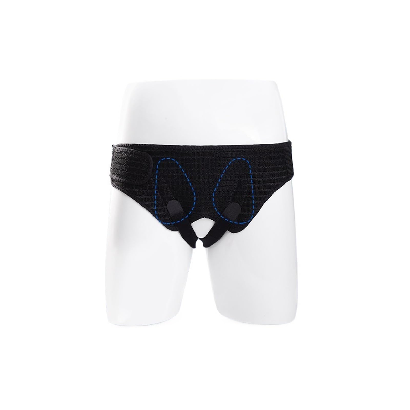 Cinto Ernia Inguinale, Fascia per Ernia Inguinale Uomo, Cinto Erniario, Cintura Elastica Regolabile per Ernia, Cintura di Supporto per Ernia Sportiva Bilaterale, Design Ergonomico(Small)