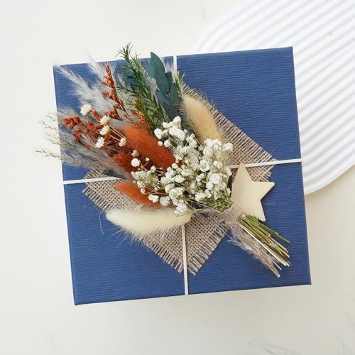 Ramo mini de flores secas Boho para decoración miniatura 3