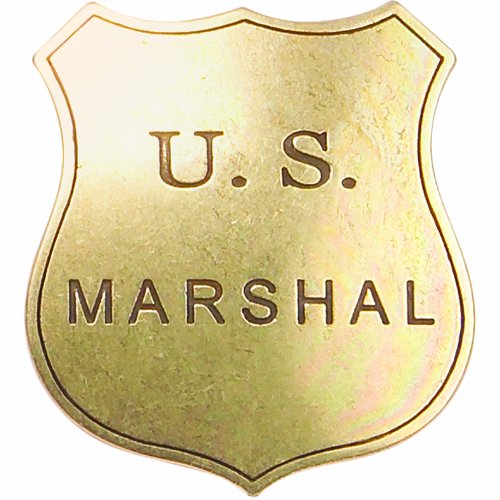 Denix Étoile de shérif uS Marshall Badge 1789 Edmund Randolph Laiton