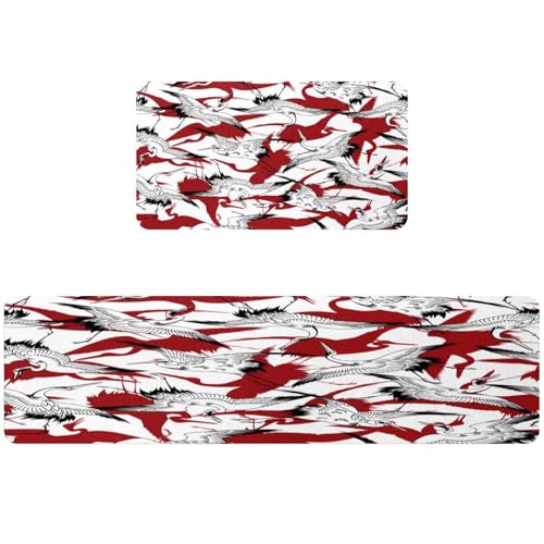 Alfombrillas de cocina japonesas para pasillo y cuarto de lavado alfombras VAPOKF hogar 2
