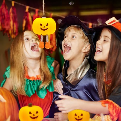 Gefaxi NGB-SU-170 Pumpkin Night Light For Kids Cute Jack O Lantern Halloween Pumpkin Decor Nightlight For Baby Nursery Toddler Squishy Pumpkin Lights Cordless Rechargeable Dimmable Silicone Bedside Lamp Halloween Gifts thumb #2