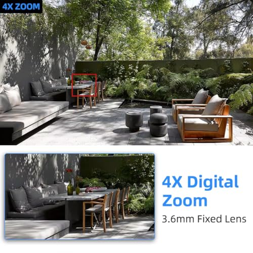 Maizic Smarthome Wi-Fi Indoor Camera 3MP HD Pan-Tilt Zoom CCTV Camera, Outdoor Indoor Security Camera, 2 Way Talk, Color Night Vision, Motion Detection, Multi User View, Support SD Card (Up to 128GB) 3 51ScpXeBOFL
