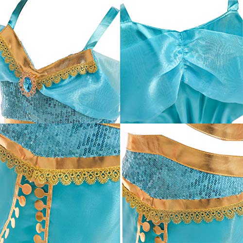Disfraz Princesa Jasmine para Niñas 120(4-5T) miniatura 6