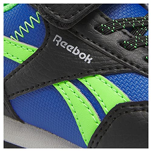 Reebok Mixte bébé Royal Classic Jogger 3 Basket, Core Black/Vector Blue/Solar Lime, 22 EU