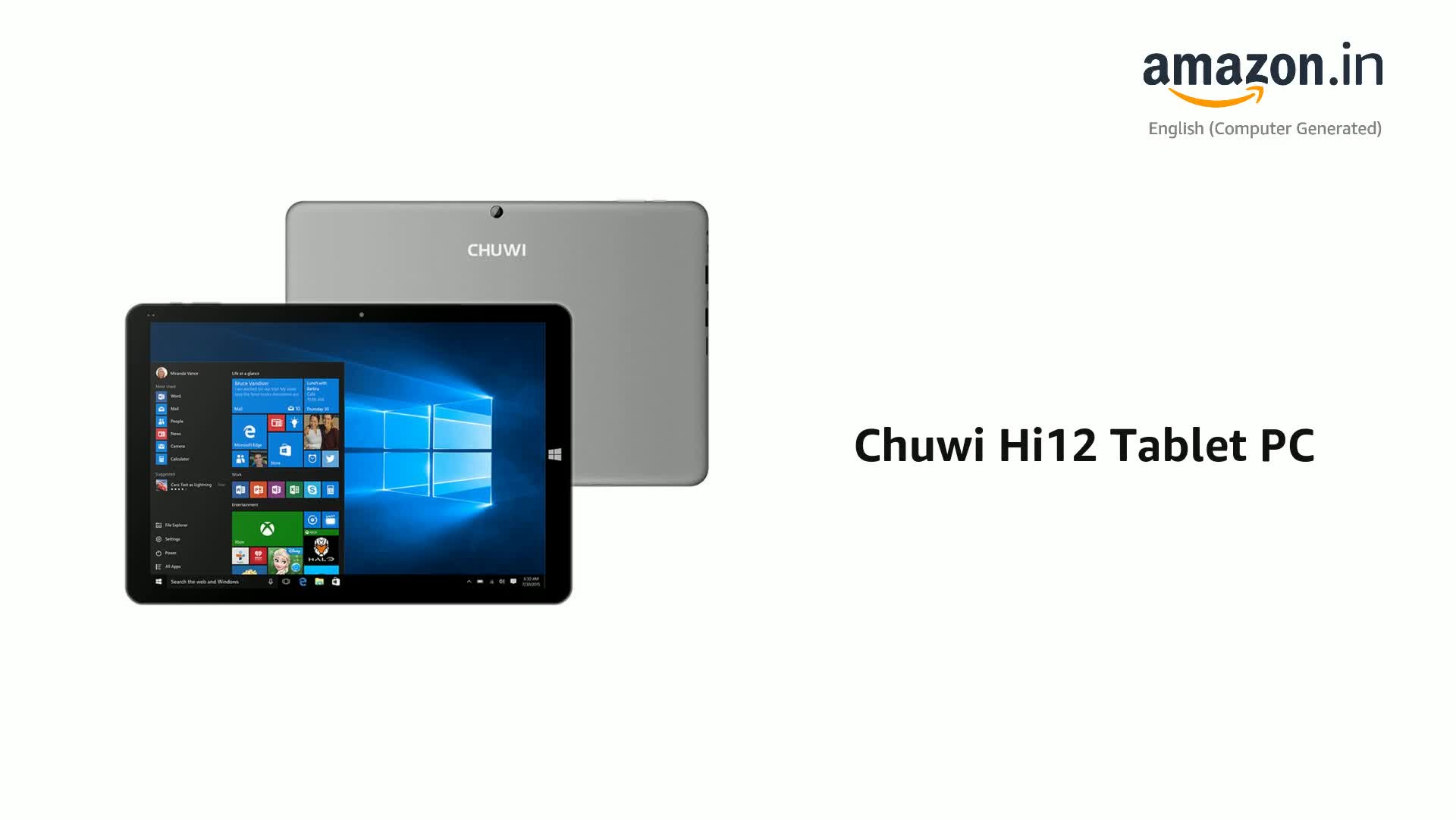 Original Chuwi Hi12 Win10/Windows10 Android 5.1 Dual Operation