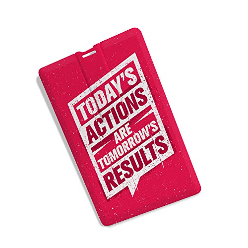 100yellow® Todays Action are Tomorrow Results Quote Printed Credit Card Pendrive -16GB (B0784CHGG2) Amazon Price History, Amazon Price Tracker