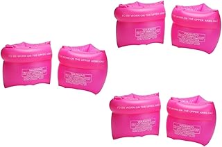 INOOMP 6 Peças Boias Para Piscinas De Adultos Para Crianças Piscina Inflável Para Adultos Boias De Braço Para Piscina Adultos Braçadeiras De Natação Boias De Braço Para Crianças Boias