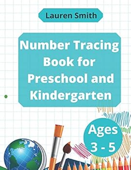 Paperback Number Tracing Book for Preschool and Kindergarten: Ages 3-5 Book