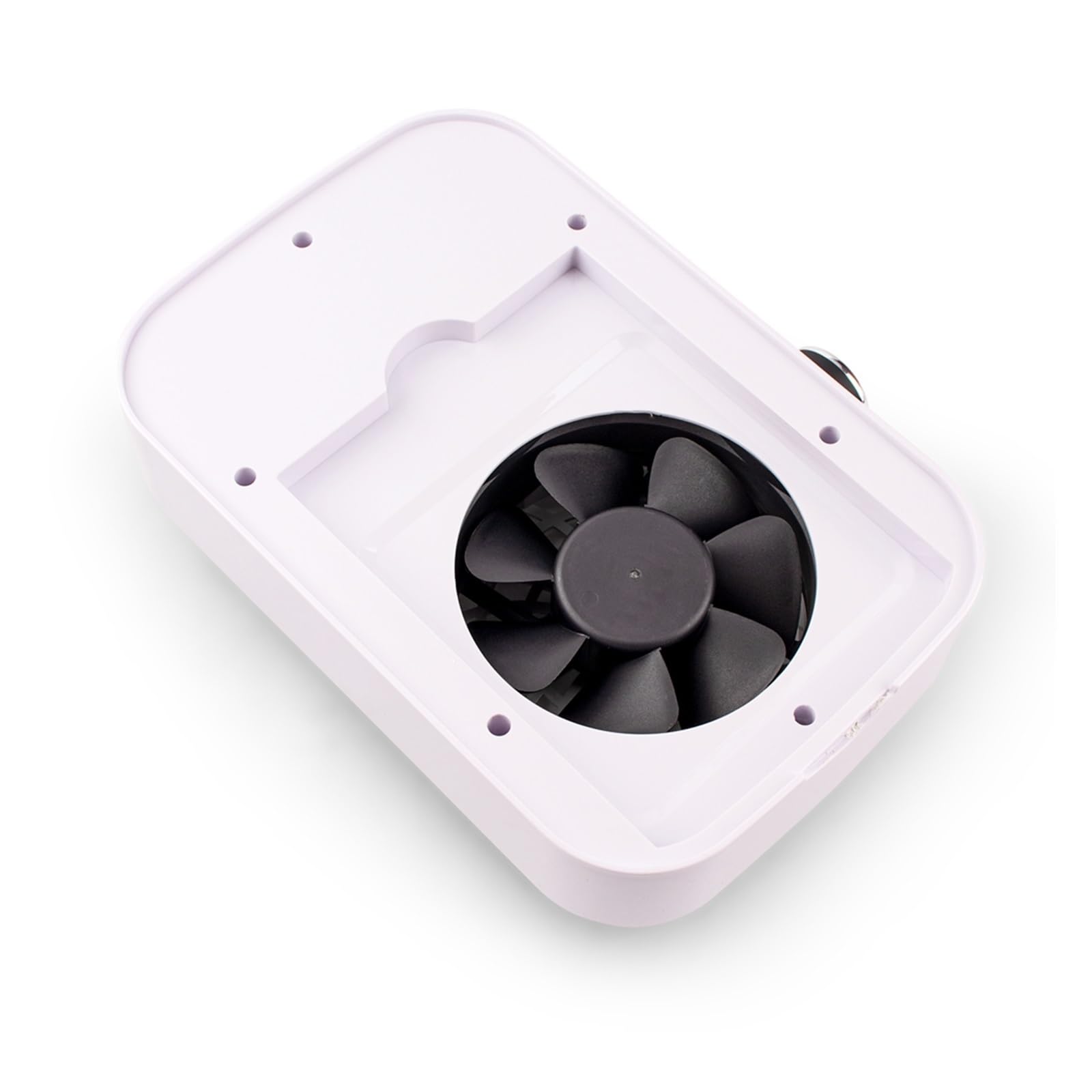 Aspirador con Filtro Lavable y bajo Nivel de Ruido para Taladro de uñas, Aspirador de 80 W, Recargable e inalámbrico, para salón de manicura