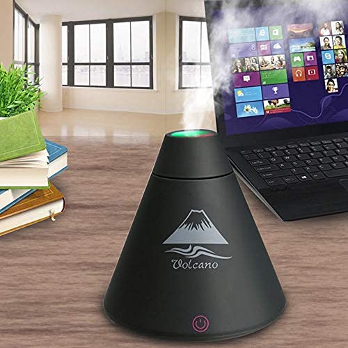 Ubersweet® Imported Creative 160ML Volcano Style USB Ultr Humidifier with Colorful Led Li J2S4_101396