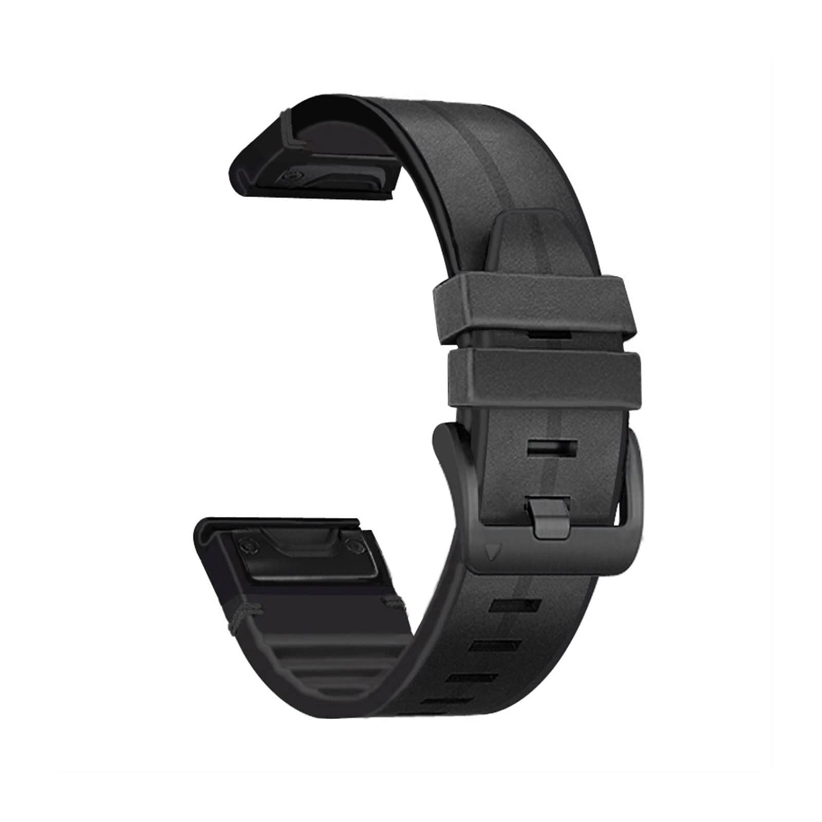 Bande de montre en cuir 26mm Garmin Fenix 7X 6X Pro EasyFit noir