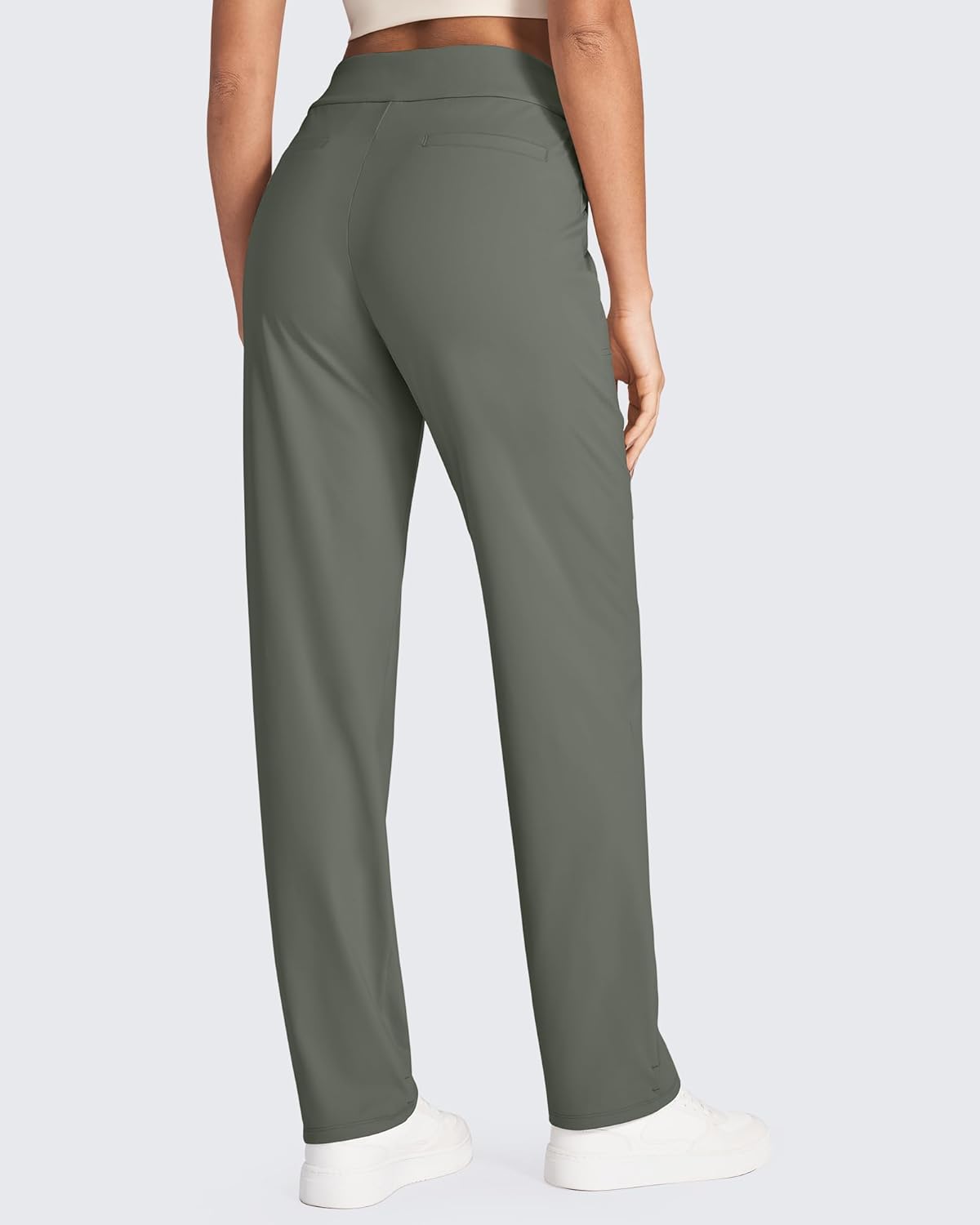 G4Free ShiftReady Yoga Pants Women High Waist Dress Work Pants with Pockets Straight Leg Business Casual Trousers 28"/30"/32" - Image 2