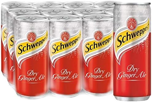 Schweppes Dry Ginger Ale 320Ml, Pack Of 12 Cans (Imported Product)