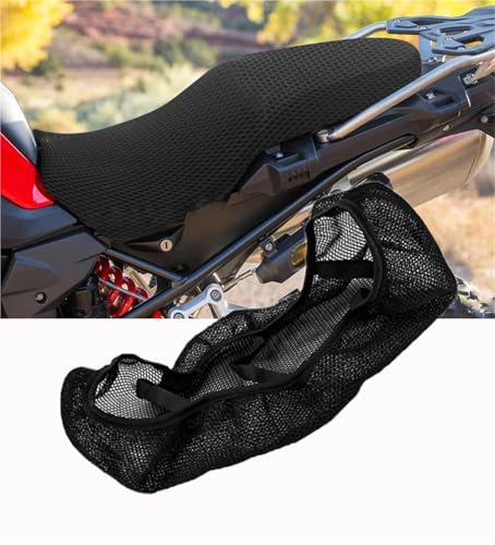 Funda de asiento transpirable 3D para viajar en moto BMW F750GS