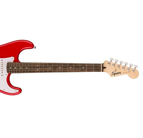 Squier Stratocaster レッドエレキギター Amazon.com: Squire Sonic Stratocaster HT Electric Guitar, Torino