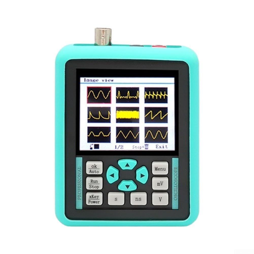 Osciloscopio digital 120MHz ancho de banda compacto (azul)