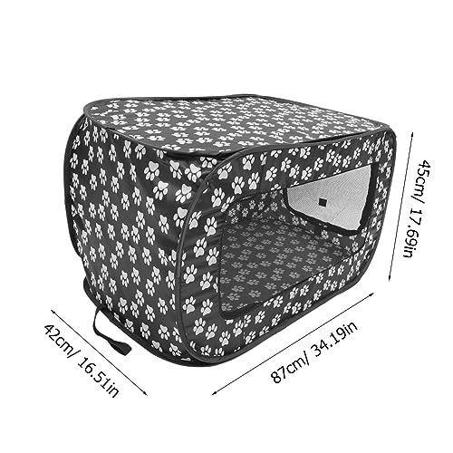 Tente pliable pour chat en tissu respirant haute qualité et design compact - 3