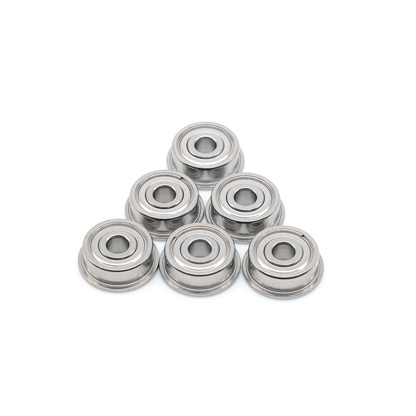 Rodamiento, F693ZZ Rodamiento de brida 3x8x4 mm ABEC-7 (10 PCS) Rodamientos bolas con bridas F693 Z ZZ F619/3ZZ