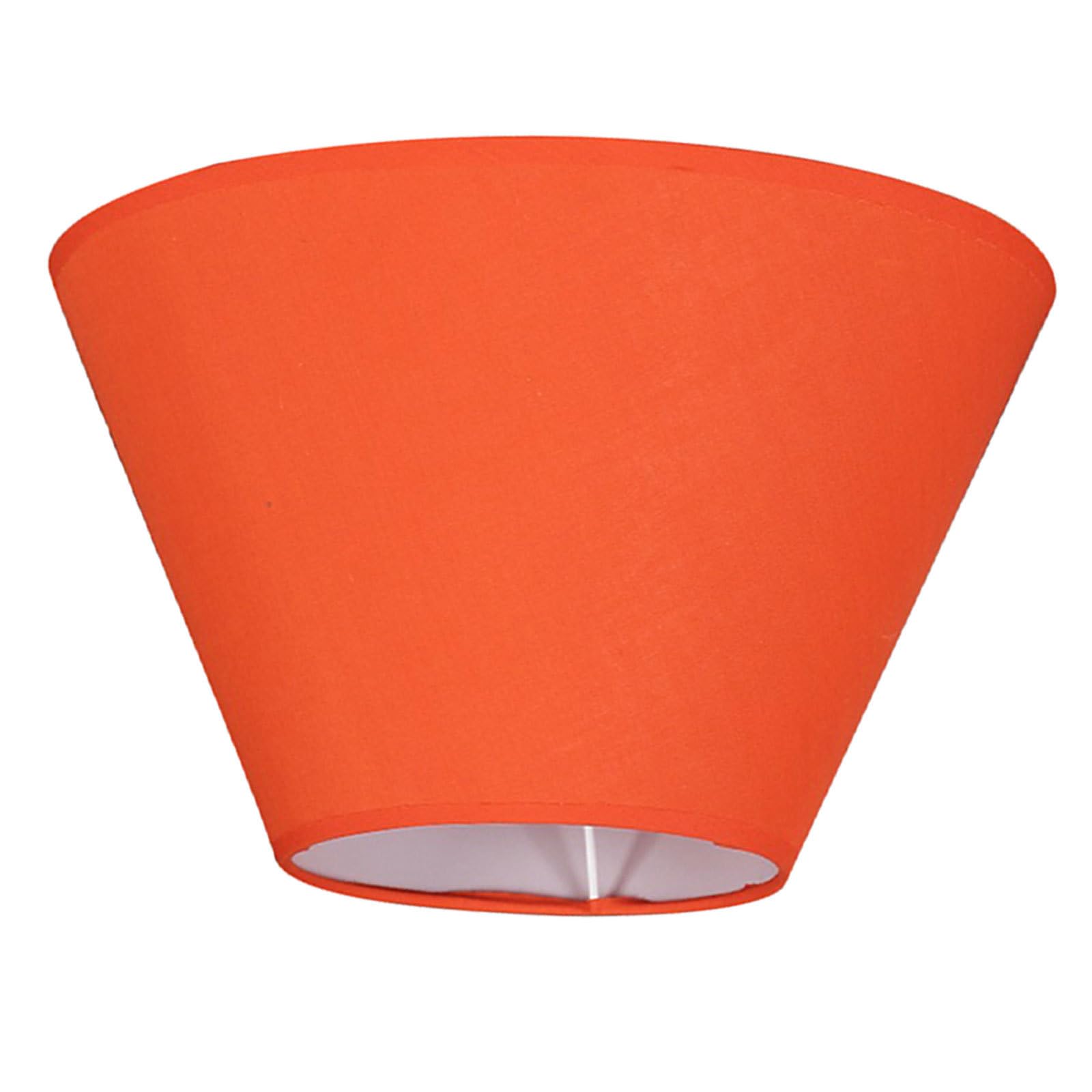 Paralume Arancione Vintage E27 per Lampada da Tavolo da Parete, Piccolo Coprilampada a Tamburo Diffusione Luce Calda per Illuminazione Domestica
