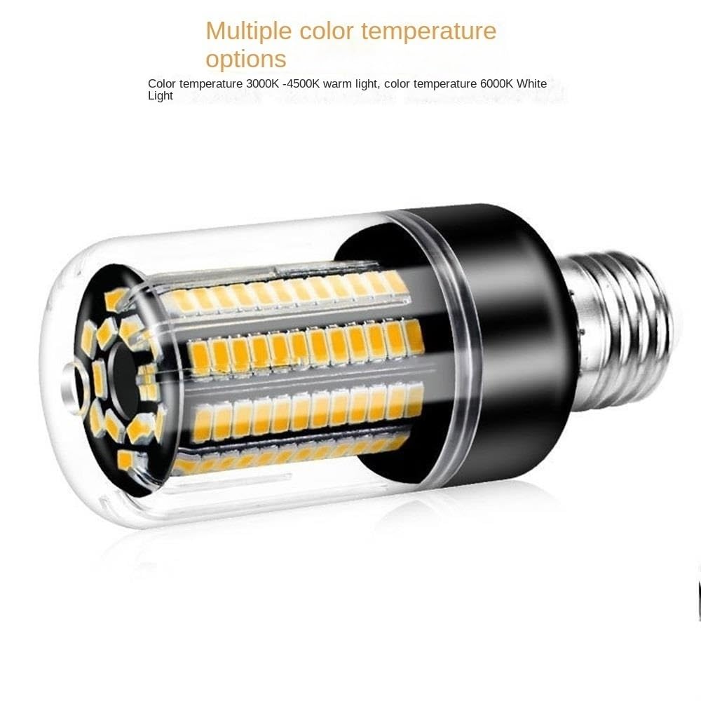 JiuRui Ampoules, Lot de 10, ampoule LED en forme de maïs 5736SMD AC85-265V E14/E27 LED Cuisine Chambre Éclairage intérieur(Warm White E14,3.5W)