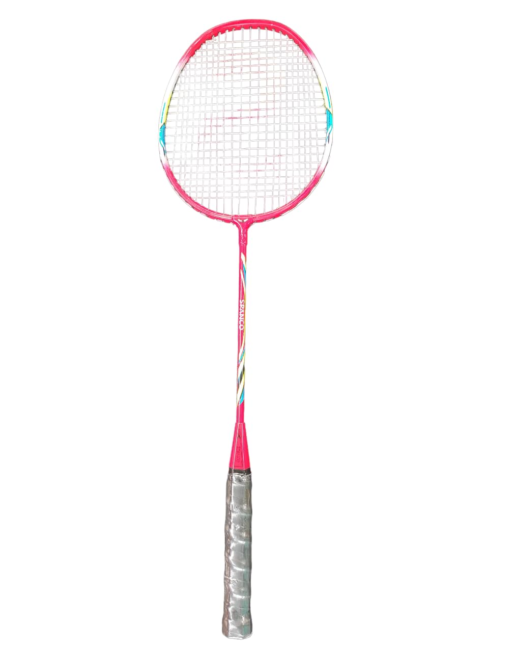 SPANCO Single-Shaft, Aluminium Material, Red Base Color, Badminton Racquet for Playing at Street, Balcony, Roof etc. Appropriate for Fun/Playing/Fitness, Size : Full (No. of Racket : 1) (B0CB22HRKG) Amazon Price History, Amazon Price Tracker