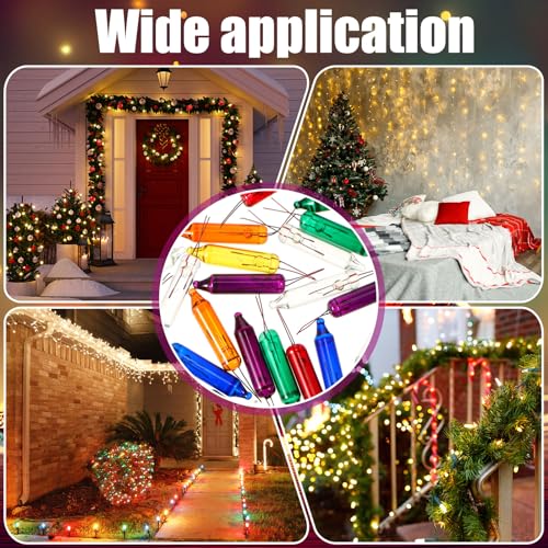 Mudder HN-MUDDER-4071 200 Count 2.5V Christmas 50/100/150/200 Count Mini Incandescent Wire String Lights Replacement Bulbs Indoor/Outdoor Christmas Lights Decorations thumb #5
