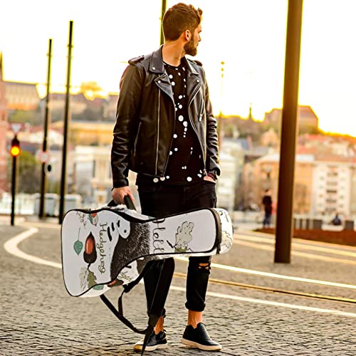 Housse de transport rembourrée imperméable Oxford pour guitare avec bandoulière réglable - Les Beatles, Paul McCartney, John Lennon, RIngo Starr, George Harrison Housse de transport rembourrée imperméable Oxford pour guitare avec bandoulière réglable – Image 7