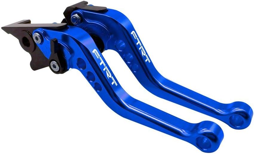 Short Brake Clutch Levers Compatible with GSXR600 1997-2003/ GSXR750 1996-2003/ SV650 2016-2021/ DL650 2011-2021/ GSR750 GSXS750 2011-2016/ GSXR1000 2001-2004/ TL1000S 1997-2001, Blue