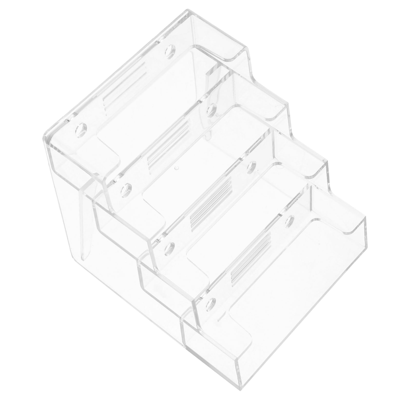 SHINEOFI 3pezzi Scatola Porta Biglietti Da Visita Trasparente Organizer Per Biglietti Da Visita Supporto Stabile e Robusto Per Ufficio e Casa Design Elegante e Funzionale Accessorio