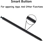 Galaxy S22 Ultra Pen with Bluetooth for Samsung Galaxy S22 Ultra 5G Stylus Pen Replacement with Remote Control for Samsung Galaxy S22 Ultra S Pen, Phantom Black