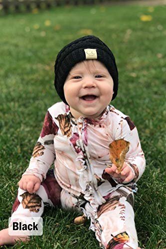 Beanie Infant Baby Skull Cap Hat (No Pom) - Indi Pink #TOP3