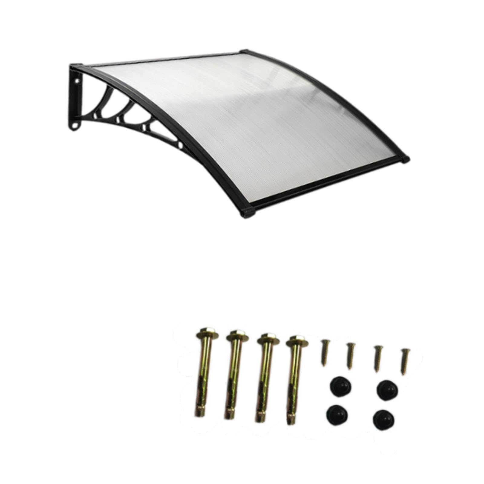 Door Awning Snow Protection Seamless Connection Design Door Canopy for Porch Length by Wall 100Cm-image-47