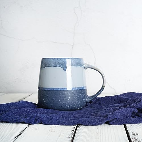 Taza de cerámica grande Bosmarlin 23 oz azul miniatura 6