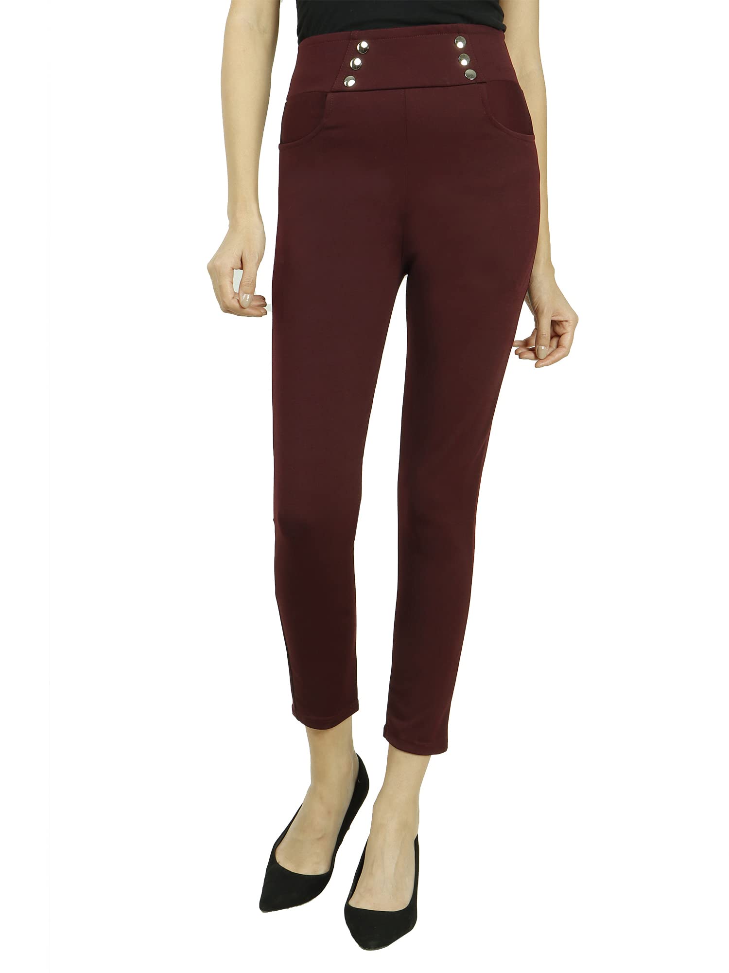 Parihar BazaarStylish and Stretchable Premium Jeggings Pants High Waist Ankle Length for Girl/Women