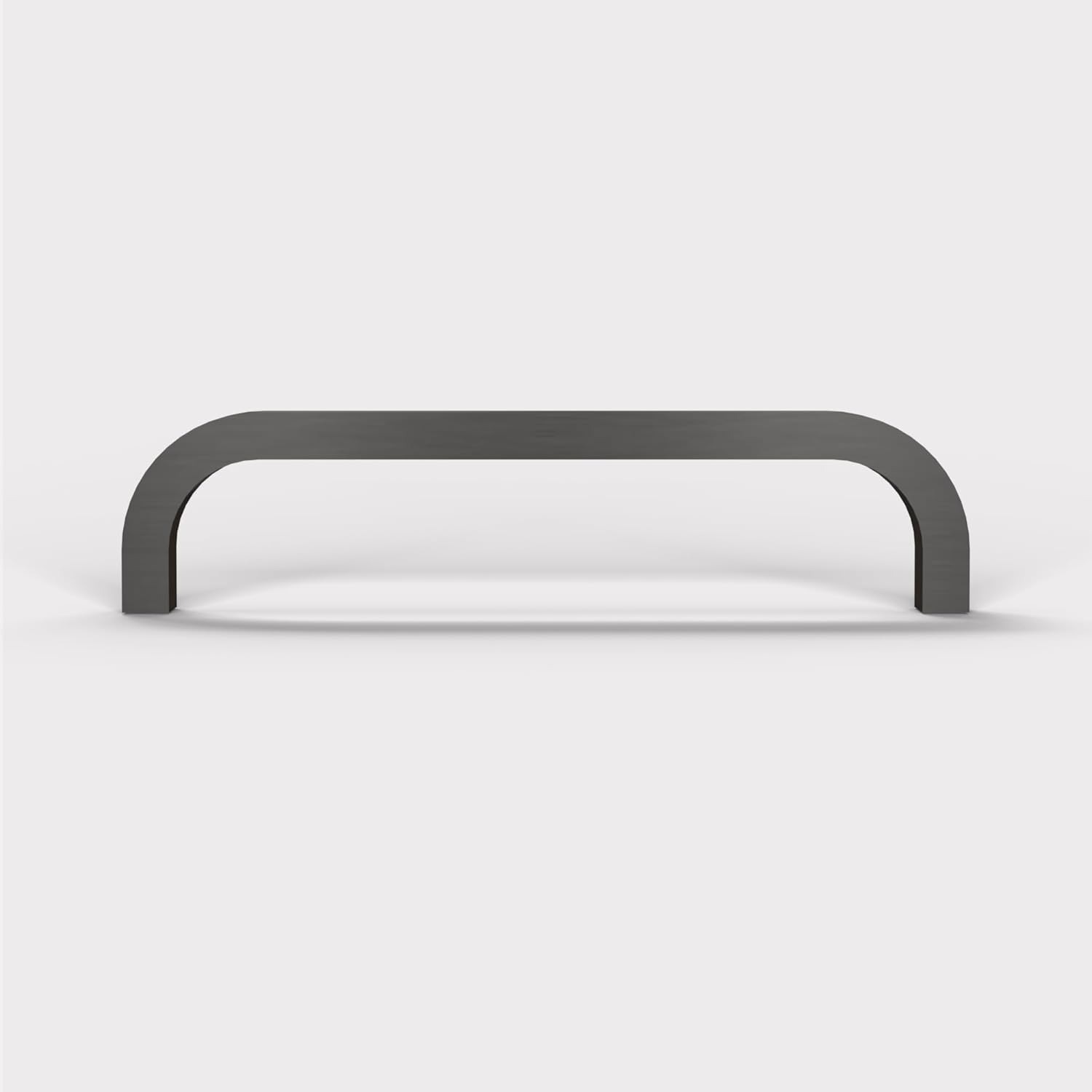Pushka Home Solid Brass Bar Handles Modern Brushed Gunmetal Grey Finish | for Cabinets, Cupboards, Wardrobes, Doors, Drawers – PH55 – Hole Centre 632mm