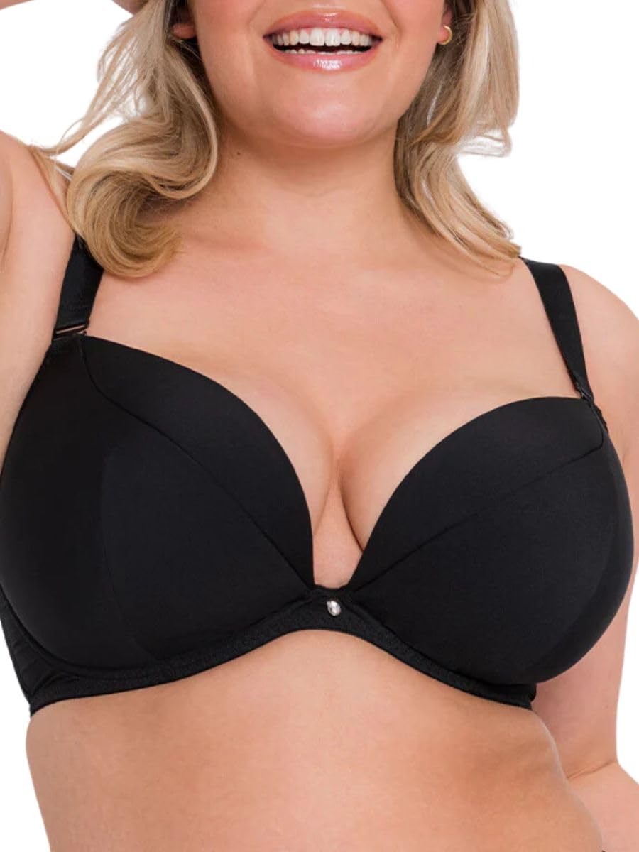 Curvy Kate Superplunge Multiway Padded Plunge Bra Black 34D