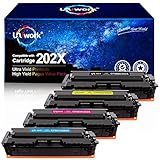 Uniwork Compatible Toner Cartridge Replacement for HP 202X 202A CF500X CF500A Compatible with...