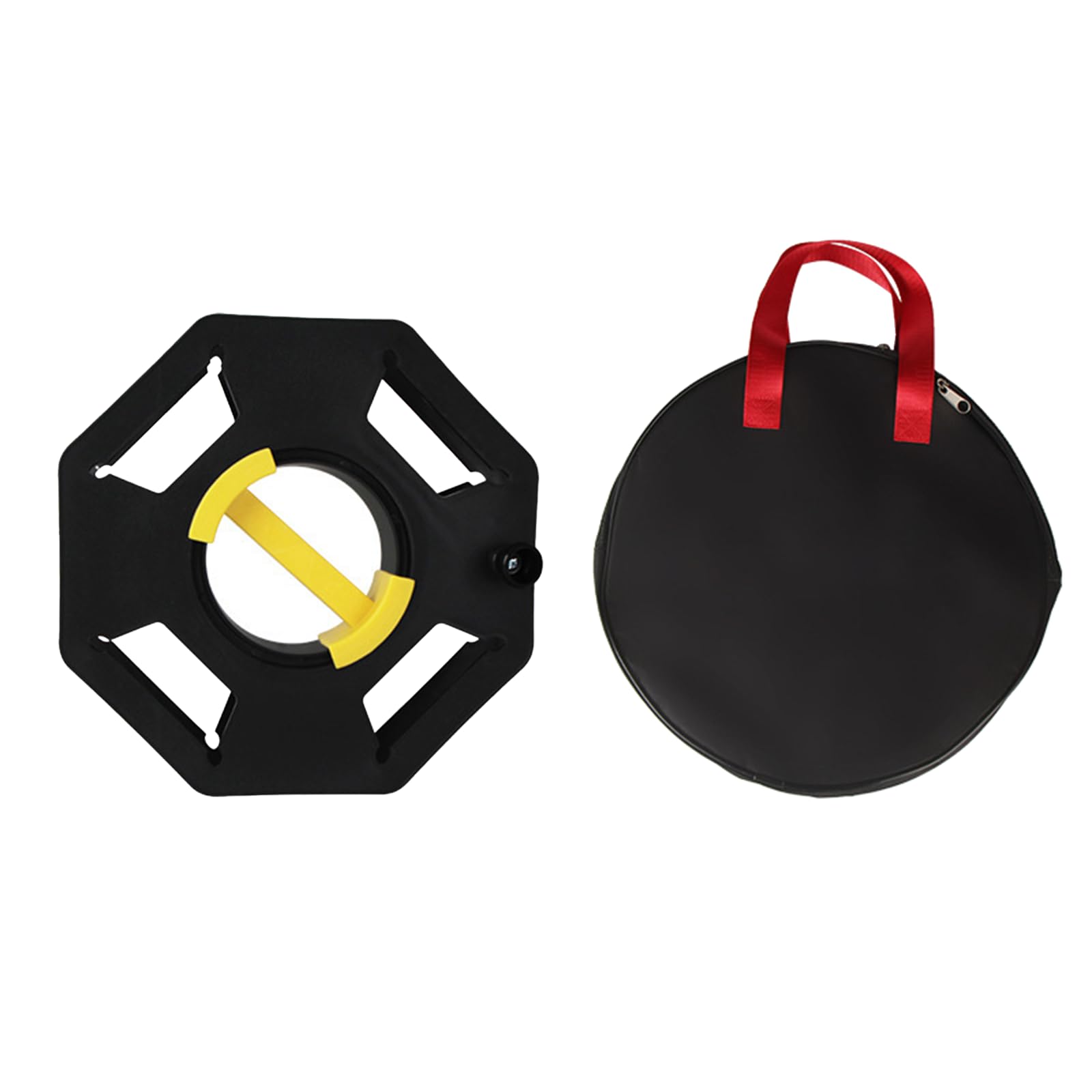 Miosugo Tragbare Kabeltrommel, Kabel-Organisationsrolle, manueller Draht-Organizer mit zentralem Griff, für Wohnmobile, Boote, Wohnwagen und Wohnmobile