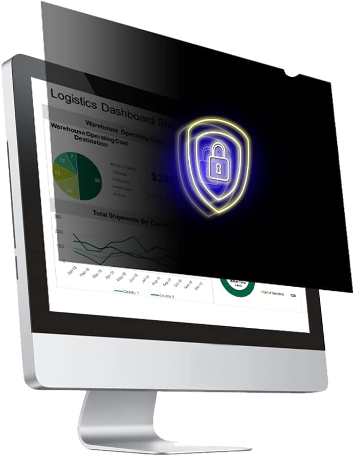 27 Inch - 16:9 Aspect Ratio - Computer Privacy Screen Filter for iMac Monitor - Anti-Glare - Anti-Scratch Protector Film - Please Check iMac or Others Made in Korea